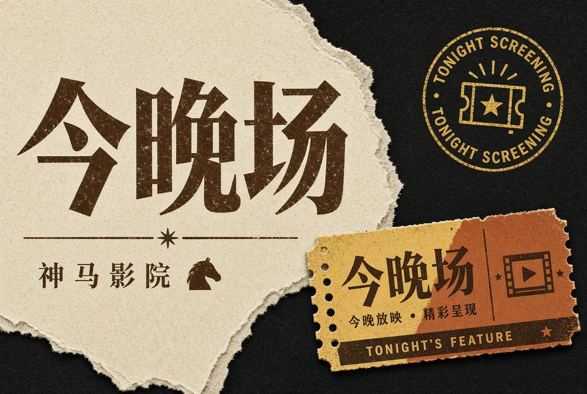 今晚场放映提示